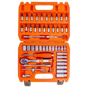 6388 Lokma ve Lokmalı Bits Uç Takımı 1/4'' - 53 Parça (72 Diş Cırcırlı)