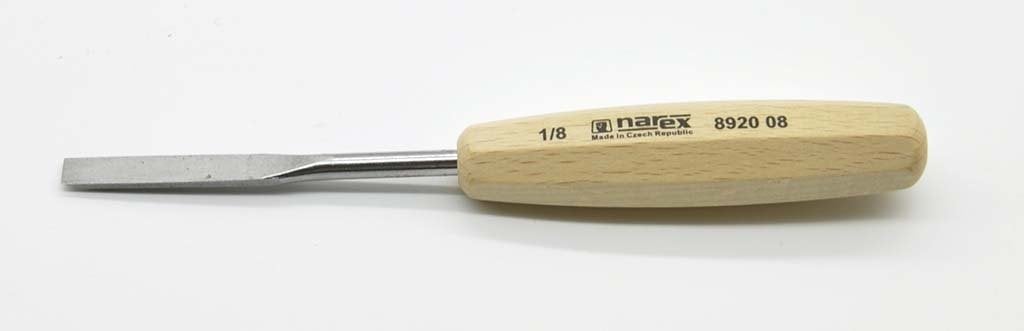 NAREX 892008 Wood Line Standart Düz Ağız Oyma Iskarpelası 8x90 mm