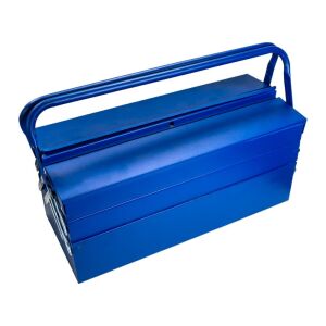 6390 Katlanır 5 Gözlü Dolu Metal Takım Çantası - 81 Parça