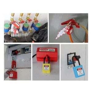 Safelock BD-G11 İzole Emniyet Güvenlik Asma Kilit 38mm - Kırmızı