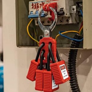 Safelock BD-G11 İzole Emniyet Güvenlik Asma Kilit 38mm - Kırmızı