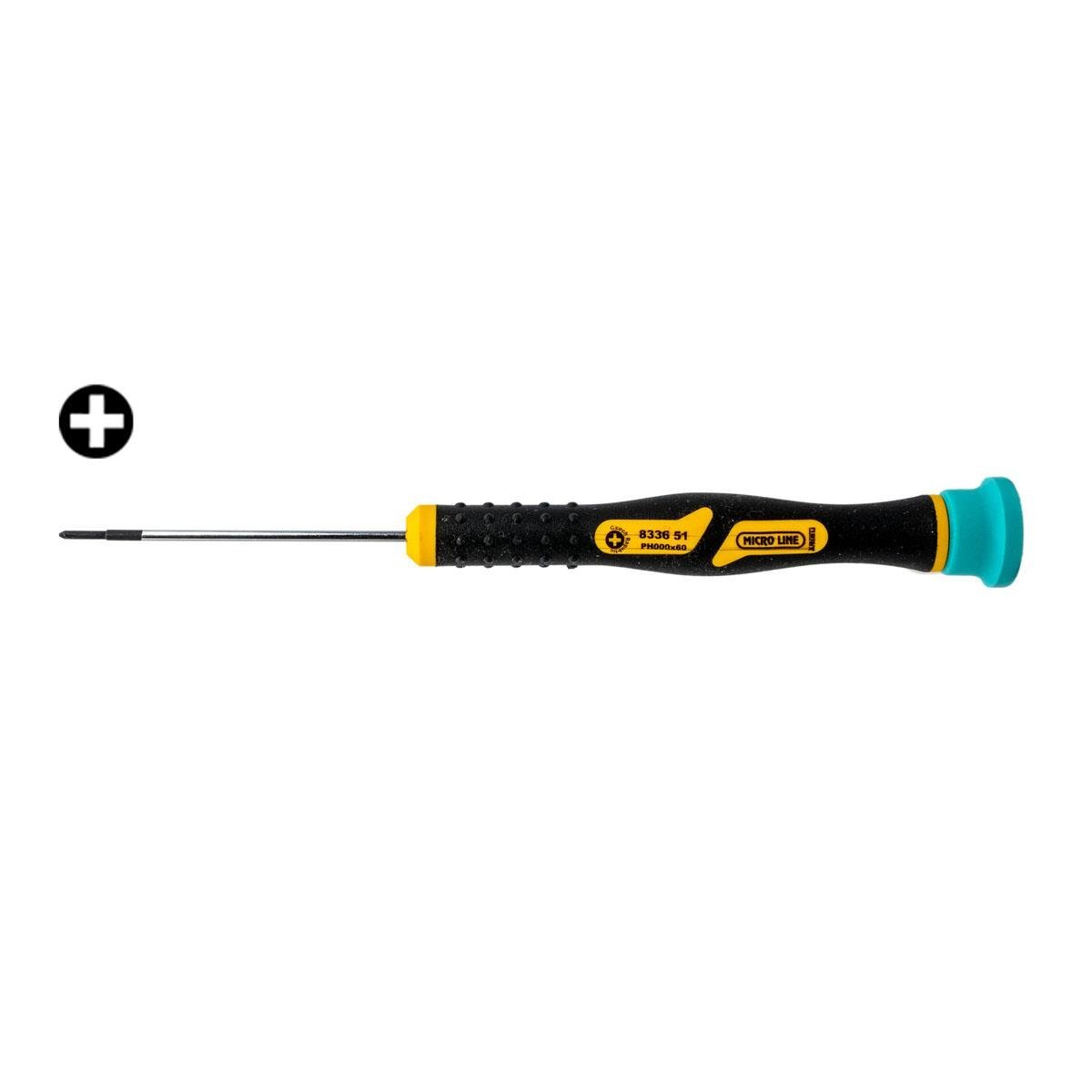 Narex 833651 Elektronikçi Tip Klemens Yıldız Uçlu Tornavida Ph000x60 mm