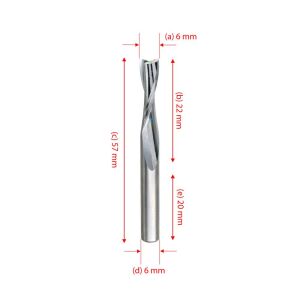 Titi 5534 Pozitif Uzun Helis Kesim Karbürü 6mm Z2 (Sap:6mm)