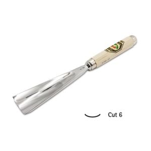 Kirschen Tyrolise Düz Oluklu Ağız Oyma Iskarpelası Cut-6 50 mm