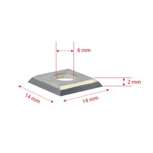Titi 5541 Yedek Kare Jilet Elmas 14x14x2.0 mm