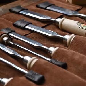 Kirschen 1131002 Deri Rulo Çantalı Düz Iskarpela Takımı 8 Parça