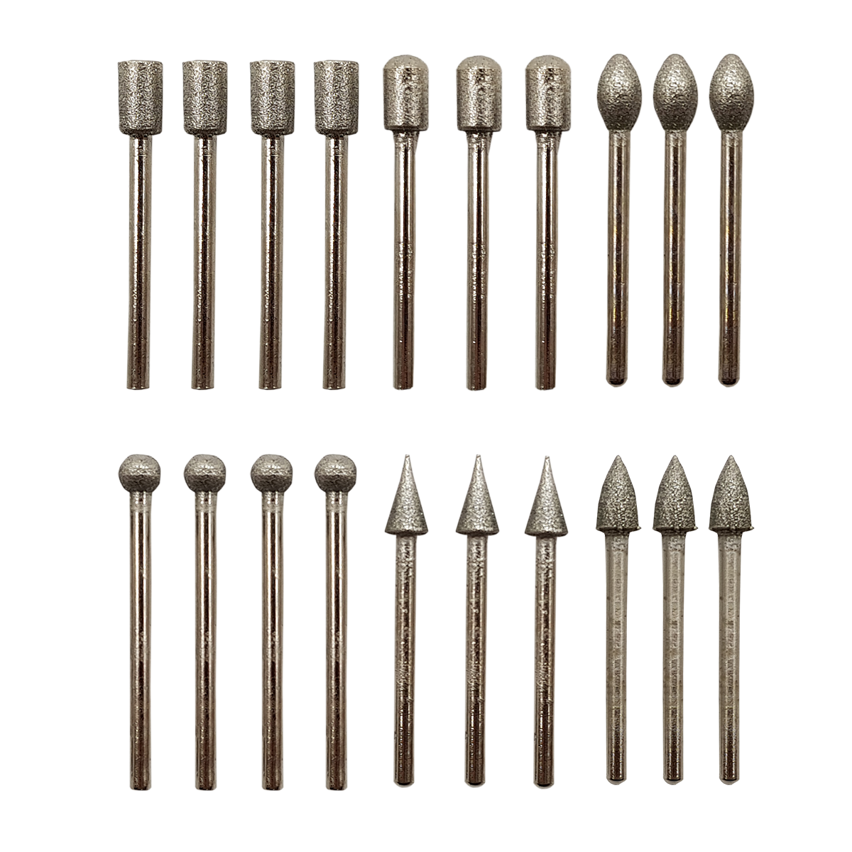 Elmas Camcı Taşcı Gravür Freze Taşlama Uç Seti 20 Parça