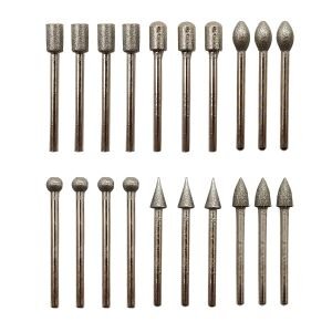 Elmas Camcı Taşcı Gravür Freze Taşlama Uç Seti 20 Parça