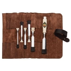 Kirschen 1171002 Deri Rulo Çantalı Düz Iskarpela Takımı 6 Parça