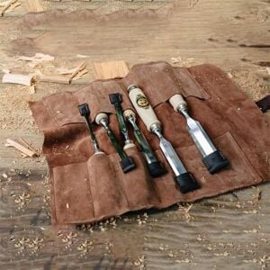 Kirschen 1171002 Deri Rulo Çantalı Düz Iskarpela Takımı 6 Parça