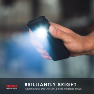 Nebo 6859 Slim+ 700 Lümen Lazerli, Powerbank, Şarjlı LED Fener