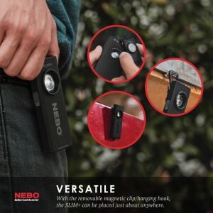 Nebo 6859 Slim+ 700 Lümen Lazerli, Powerbank, Şarjlı LED Fener