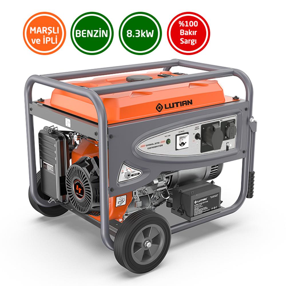 Lutian LT10000-EN4 Marşlı/İpli Benzinli Jeneratör 220V 8.3kW