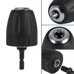6204 Anahtarsız Plastik Mandren 0.8-10mm 3/8''-24UNF (Bits Sap Adaptörlü)
