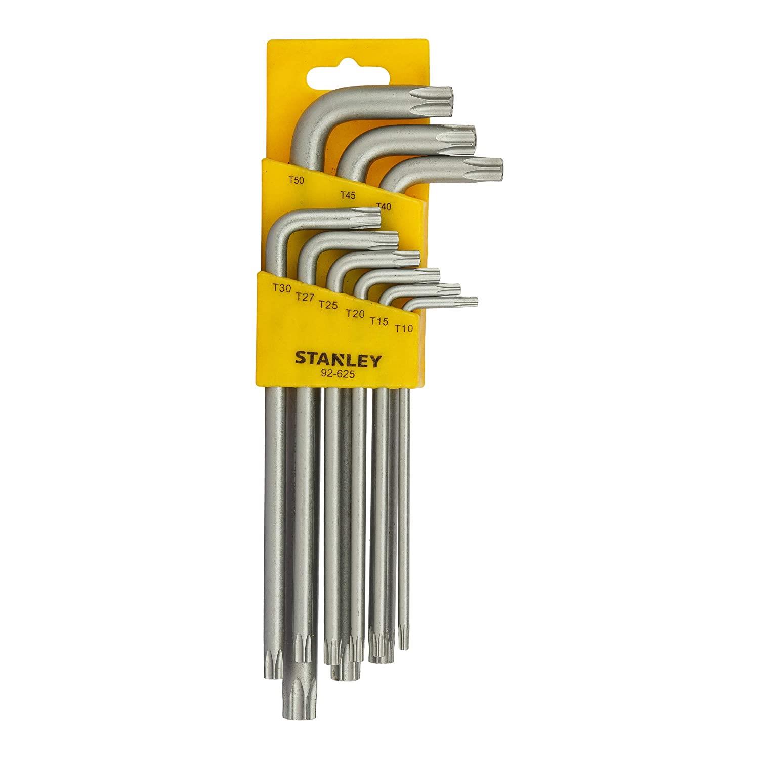Stanley STMT926258 Delikli Torx Uzun Allen Anahtar Takımı 9 Parça