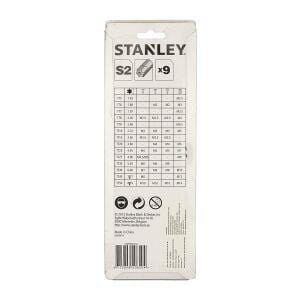 Stanley STMT926258 Delikli Torx Uzun Allen Anahtar Takımı 9 Parça