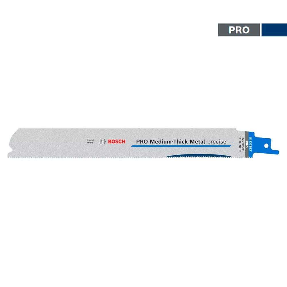 Bosch Pro S1137 BEF Orta Hizmet Metal Kesim Tilki Kuyruğu Bıçağı 225 mm