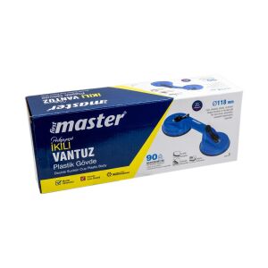 Master 507601 Plastik Gövde İkili Cam Vantuzu
