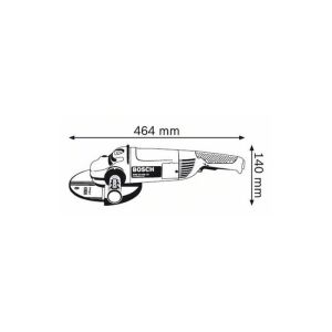 BOSCH GWS 24-180 JH Profesyonel 2400 Watt 180mm Elektrikli Taşlama Makinası