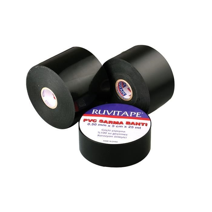 RUVITAPE Pvc Antikorozyon Sarma Bandı (75mm X 25mt)