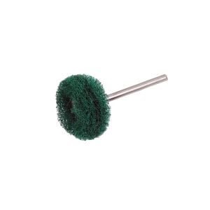 6205X5 5'li Paket Pimli Aşındırıcı Temizleme Polisaj Keçe 25mm - Yeşil 180 Kum