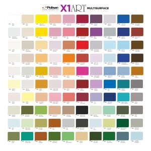 Polisan X1ART Multisurface Hobi Boyası 420ml - 0099 Karbon Siyah