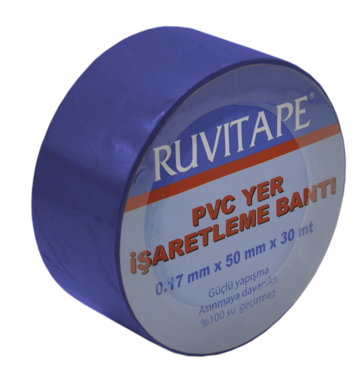RUVITAPE Pvc Yer İşaretleme Bandı Mavi 50 mm x 30 m