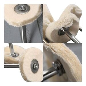 6208X5 5'li Paket Pimli Parlatma Polisaj Pamuklu Kumaş 25 mm