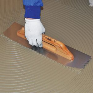 Dekor 464 Ahşap Saplı Kare Dişli Seramik Malası 50 cm (Diş:10x10)