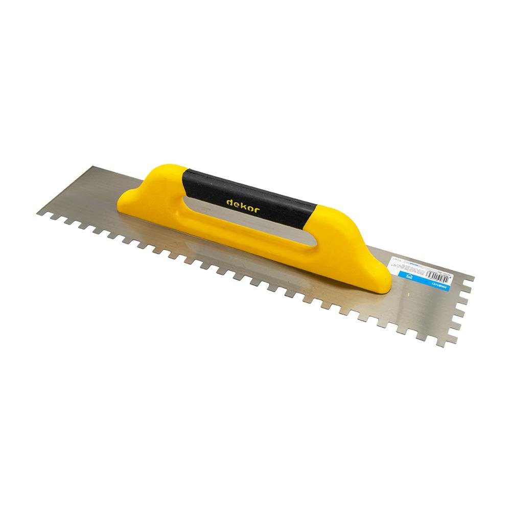 Dekor 434 Plastik Saplı Kare Dişli Seramik Malası 50 cm (Diş:10x10)