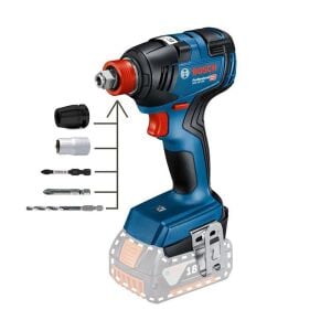 Bosch GSR 18V-50 / GDX 18V-200 Akülü Vidalama Matkap ve Somun Sıkma Seti Çift Akü 18V 4.0Ah
