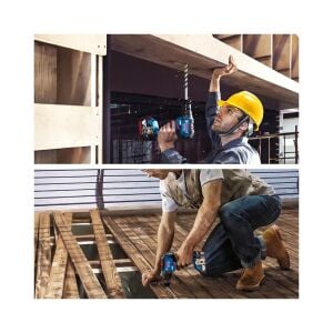 Bosch GSR 18V-50 / GDX 18V-200 Akülü Vidalama Matkap ve Somun Sıkma Seti Çift Akü 18V 4.0Ah