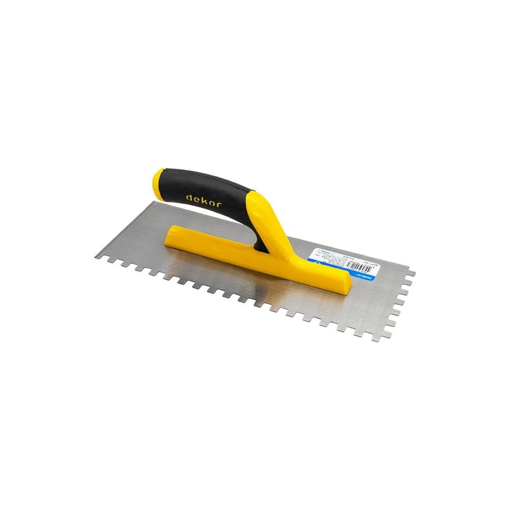 Dekor 128 Plastik Saplı Kare Dişli Seramik Malası 30 cm (Diş:8x8)