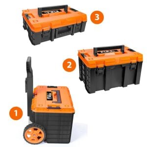 Full Case Serisi 3 Katlı Tekerlekli Takım Çantası