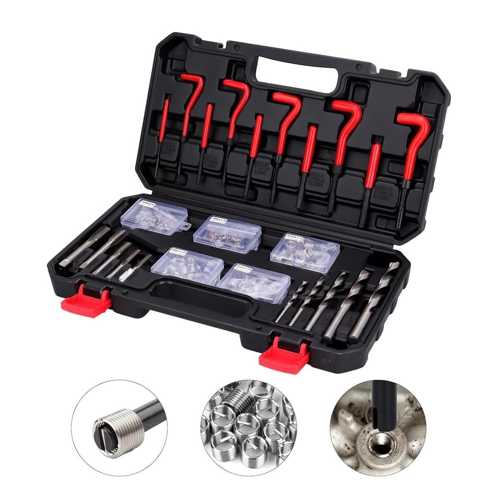 6394 Helicoil Seti Vida Diş Tamir Takımı 131 Parça (Plastik Kutu)