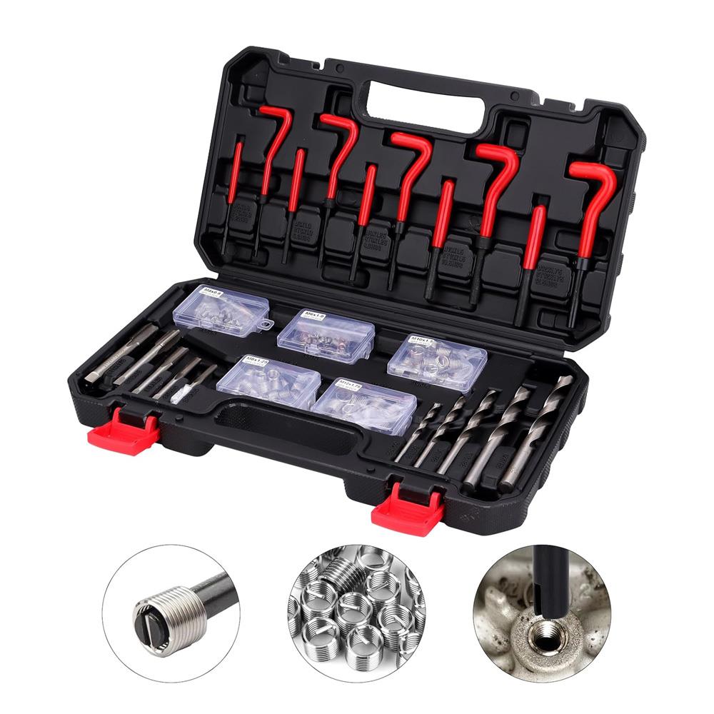 6394 Helicoil Seti Vida Diş Tamir Takımı 131 Parça (Plastik Kutu)