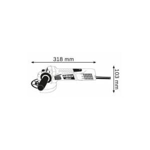 BOSCH GWS 7-115 Profesyonel 720 Watt Avuç Taşlama Makinası