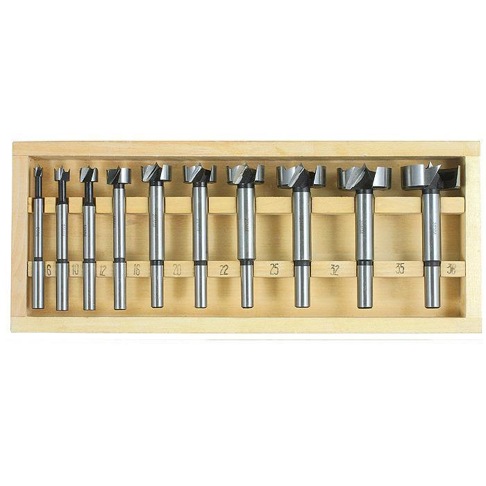 Dictum 706035 Forstner Ahşap Freze Matkap Uçu Seti 10 Parça