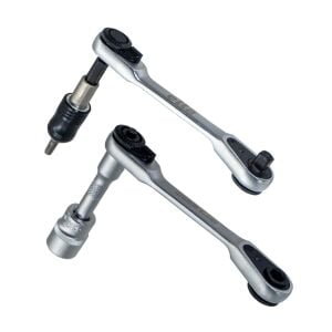 Elta 1/4'' Altıköşe Cırcırlı Lokma Anahtar ve Bits Uç Seti 23 Parça