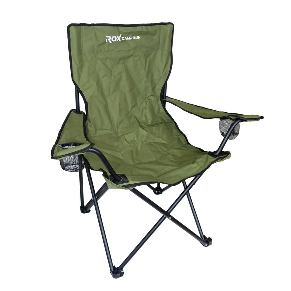 Rox Camping 0314 Katlanır Kamp Sandalyesi - Yeşil