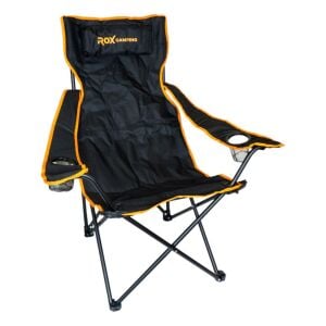 Rox Camping 0315 Katlanır Kamp Sandalyesi - Siyah