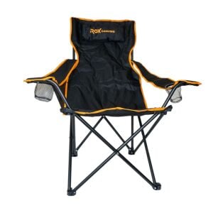 Rox Camping 0315 Katlanır Kamp Sandalyesi - Siyah