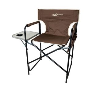 Rox Camping 0318 Fonksiyonel Sehpalı Kamp Sandalyesi - Kahverengi