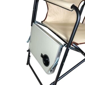 Rox Camping 0317 Fonksiyonel Sehpalı Kamp Sandalyesi - Bej