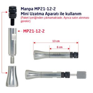 Manpa MP21-30 Mini Collet ER Taşlama Motoru İçin Tutucu Adaptör