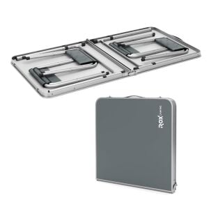 Rox Camping 0313 Tabureli Yükseklik Ayarlı Katlanır Kamp Masası Seti