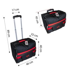 Rox 0339 Valiz Tip Tekerlekli İmperteks Bez Takım Çantası