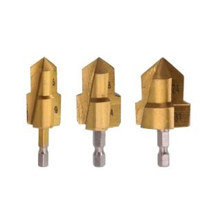 6414 Bits Saplı PPRC PVC Plastik Boru Genişletme Havşa Seti 3 Parça