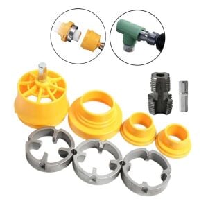 6425 PVC PPRC Boru İçin İç ve Dış Diş Açma Aparatı Seti 9 Parça