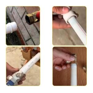 6425 PVC PPRC Boru İçin İç ve Dış Diş Açma Aparatı Seti 9 Parça